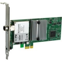 Hauppauge WinTV-quadHD DVB-T2 (aerial), DVB-T (aerial), DVB-C (cable) PCIe x1-Card incl. remote control No. of tuners: 4