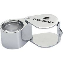 TOOLCRAFT TO-8595999 Folding hand magnifier Magnification: 10 x Lens size: (Ø) 19 mm