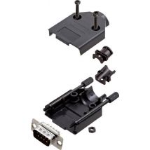 encitech DTPK-P-09-DBP-K 6355-0032-01 D-SUB pin strip set 180 ° Number of pins: 9 Solder bucket 1 Set