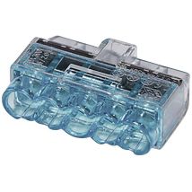 HellermannTyton 148-90039 HCPM-5 Connector clip flexible: 1-2.5 mm² fixed: 0.5-2.5 mm² Number of pins: 5 1 pc(s) Blue