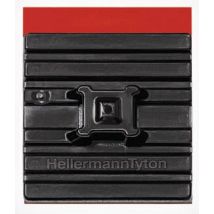 HellermannTyton FMB4APT-I-PA66HS-BK Cable mount Self-adhesive 151-01527 flexible base, 4x thread Black 1 pc(s)