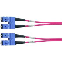 Telegaertner 100011779 Fibreglass FO Cable [1x SC plug - 1x SC plug] 50/125 µ Multimode OM3 1.00 m