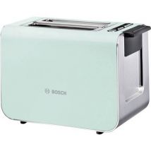 Bosch Haushalt TAT8612 Toaster with built-in home baking attachment Light green, Stainless steel