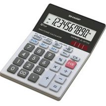 Sharp EL-M711G Desk calculator Black, White Display (digits): 10 solar-powered, battery-powered (W x H x D) 100 x 33 x 152 mm
