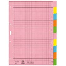 Leitz 4340 Index A4 Blank Flax paper Multicolour 10 dividers 43400000