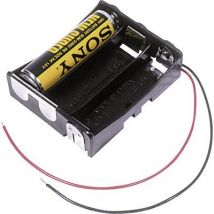 MPD BA3AAW Battery tray 3x AA Cable (L x W x H) 58 x 48 x 16 mm