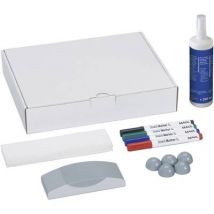 Maul Whiteboard accessory set Box containing 4 markers, eraser, cleaner, 5 magnets (spherical)