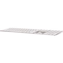 Apple Magic Keyboard Num Key Bluetooth® Keyboard German, QWERTZ, Macintosh White Numeric keypad, Rechargeable