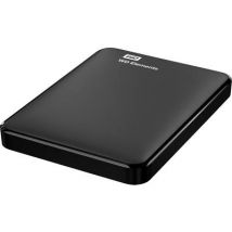 WD Elements 1 TB 2.5 external hard drive USB 3.2 1st Gen (USB 3.0) Black WDBUZG0010BBK-WESN