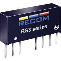 RECOM RS3-1205S DC/DC converter (print) 12 V DC 5 V DC 600 mA 3 W No. of outputs: 1 x Content 1 pc(s)