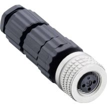 Hirschmann 933 366-100-1 ELKA 3008 V MiniQuick M8 Cable Sockets And Connectors, Ready For Assembly Type (misc.) Cable socket (Ø x L) 13 mm x 43.5 mm