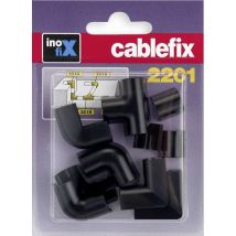 cablefix 3210_schwarz Cable duct Butt connector 10 pc(s) Black