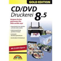 Markt & Technik CD/DVD Druckerei 8.5 Gold Edition Full version, 1 licence Windows Multimedia, Label printing