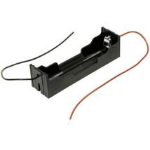MPD BH-18650-W Battery tray 1x 18650 Cable (L x W x H) 78 x 21 x 21 mm