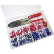 WKK 60349 Crimp connector set 0.50 mm² 2.50 mm² Red, Blue 1 Set