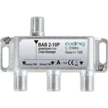 Axing BAB 2-10P Cable TV splitter 2-way 5 - 1218 MHz