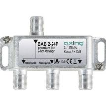 Axing BAB 2-24P Cable TV splitter 2-way 5 - 1218 MHz