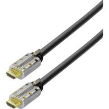 Maxtrack HDMI Cable HDMI-A plug, HDMI-A plug 20.00 m Black C 505-20 L HDMI-enabled, Shielded, Audio Return Channel, Ultra HD (4k) HDMI with Ethernet,