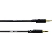 Cordial CFS 3 WW Cinch Cable [1x Jack plug 3.5 mm - 1x Jack plug 3.5 mm] 3.00 m Black