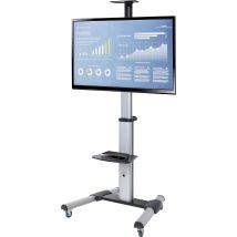 SpeaKa Professional PREM-LINE XL FS10S-46T TV trolley 94,0 cm (37) - 177,8 cm (70) Tiltable, Swivelling, Height-adjustable
