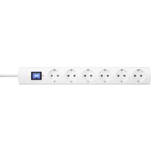 Kopp 233202008 Surge protection power strip 6x White PG connector 1 pc(s)