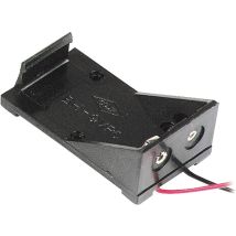 Velleman BH9V Battery tray 1x 9V PP3 Cable (L x W x H) 55 x 31 x 20 mm