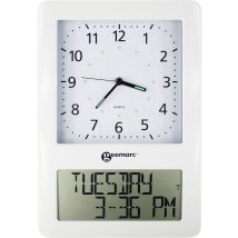 Geemarc VISO50_WH_VDE Radio Wall clock White
