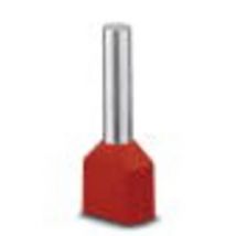 Phoenix Contact 3240679 Twin ferrule 1 mm² Partially insulated Red 100 pc(s)