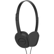 KOSS KPH8k On-ear headphones Corded (1075100) Black Light-weight headband