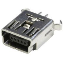USB connector Socket, vertical vertical MUB1B5HN econ connect Content: 1 pc(s)