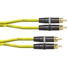 Cordial CEON DJ RCA 0.6 Y Audio/phono Cable [1x RCA plug (phono) - 1x RCA plug (phono)] 0.60 m Yellow