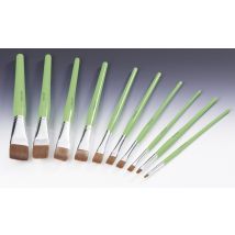 ZAHN Pinsel Flat brush Ponex 6-piece