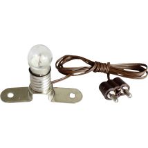 Kahlert Licht 60895 Lighting Light bulb with metal bar Clear E10 3.5 V