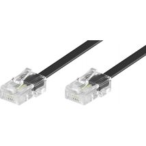 Basetech ISDN Cable [1x RJ45 8p4c plug - 1x RJ45 8p4c plug] 15.00 m Black