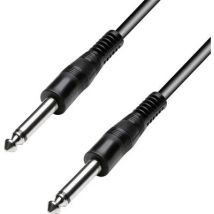 Paccs HIC11BK030SD Instruments Cable [1x Jack plug 6.35 mm - 1x Jack plug 6.35 mm] 3.00 m Black