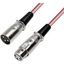 Paccs XLR Cable [1x XLR socket - 1x XLR plug] 4.00 m Red