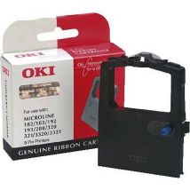 OKI Ink ribbon cartridges 09002303 Original ML280 ML320 ML321 ML3320 ML3321 Compatible with (manufacturer brands): OKI Black 1 pc(s)
