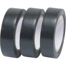 TRU COMPONENTS 1563959 Electrical tape set Black (L x W) 10 m x 15 mm 3 pc(s)