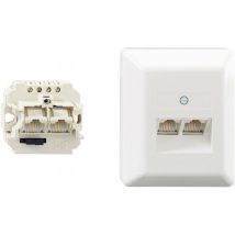 Rutenbeck 13011140 Phone socket ISDN Surface-mount Pure white