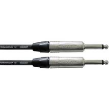 Cordial CXI 1,5 PP Instruments Cable [1x Jack plug 6.35 mm - 1x Jack plug 6.35 mm] 1.50 m Black