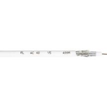 Interkabel AC 48-1 Coax Outside diameter: 6.90 mm 75 Ω 100 dB White Sold per metre