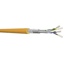 DRAKA 1001088-00100RW Network cable CAT 7a S/FTP 4 x 2 x 0.25 mm² Yellow Sold per metre