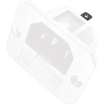 Kaiser 750/ws IEC connector 750 Plug, vertical mount Total number of pins: 2 + PE 6.3 A White 1 pc(s)