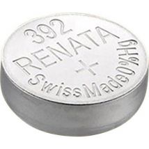 Renata Button cell SR41, SR736 1.55 V 1 pc(s) 45 mAh Silver oxide SR41adapté au courant fort