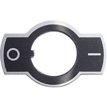 APEM U1050 Label Print motif 0/I Black 1 pc(s)