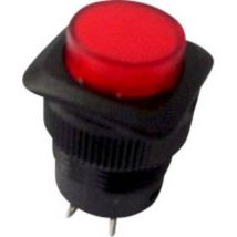TRU COMPONENTS 1587743 TC-R13-508BL-05RT Pushbutton switch 250 V AC 1.5 A 1 x Off/On latch Red 1 pc(s)