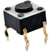 TE Connectivity 1825910-2 1825910-2 Pushbutton 24 V DC 0.05 A 1 x Off/(On) momentary (L x W x H) 6 x 6 x 4.3 mm 1 pc(s)
