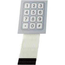 TRU COMPONENTS SU709930 Membrane keyboard Matrix keypad 3 x 4 1 pc(s)