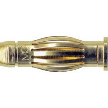 Staeubli SA404 Edge connector (pins) Plug, straight Pin diameter: 4 mm Brass 1 pc(s)