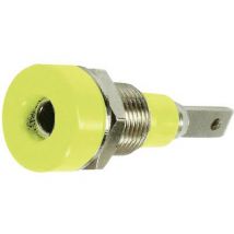 Staeubli LB-I2R Jack socket Socket, vertical vertical Pin diameter: 2 mm Green, Yellow 1 pc(s)